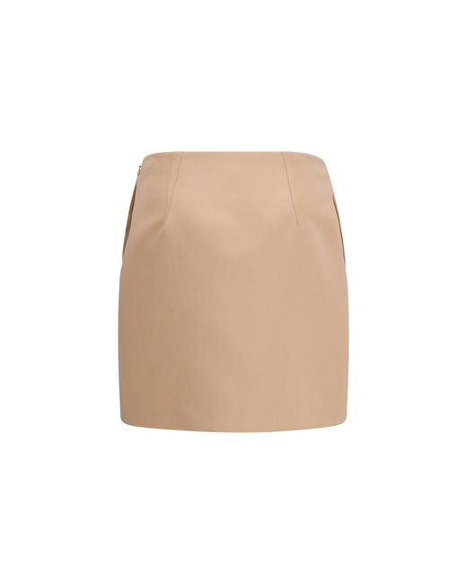 Chloé Natural Polyester Mini Skirt