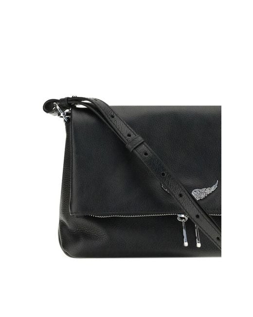 Zadig & Voltaire Black Rocky Ii Shoulder Bag