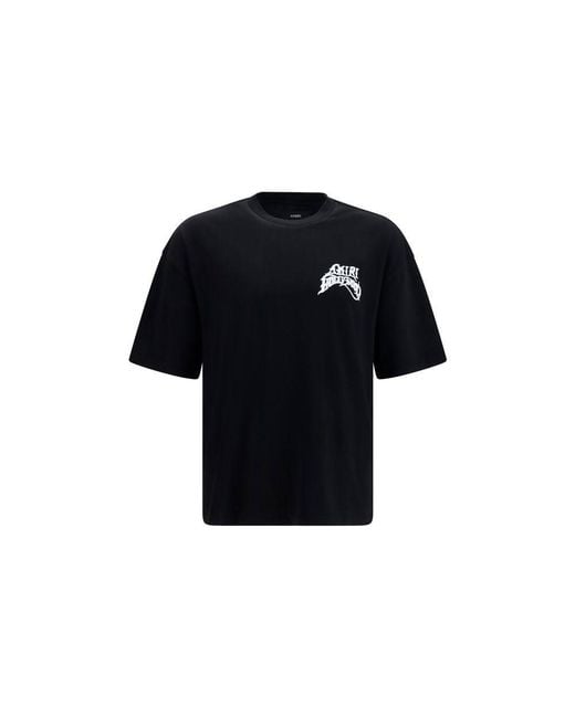 Amiri Black Cotton T for men