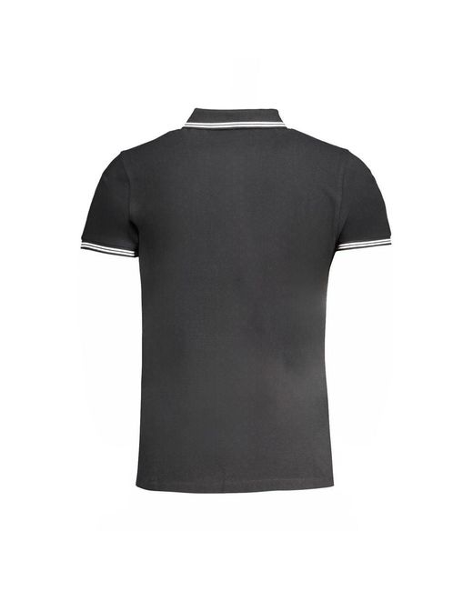 Roberto Cavalli Black Cotton Polo for men