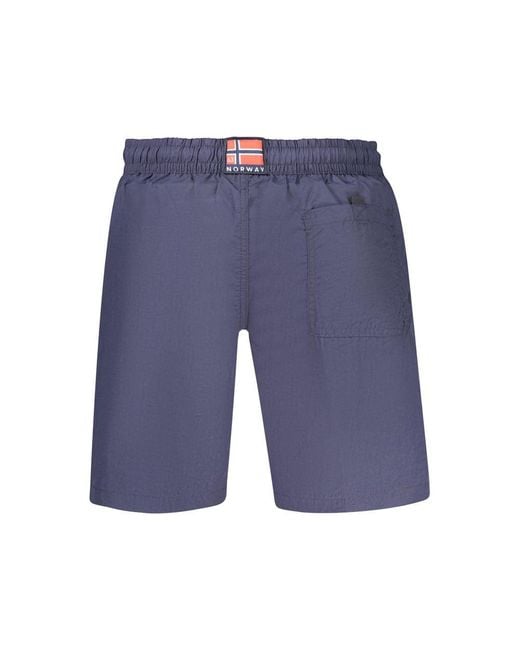 Norway 1963 Blue Blu Poliammide Men's Boxer for men