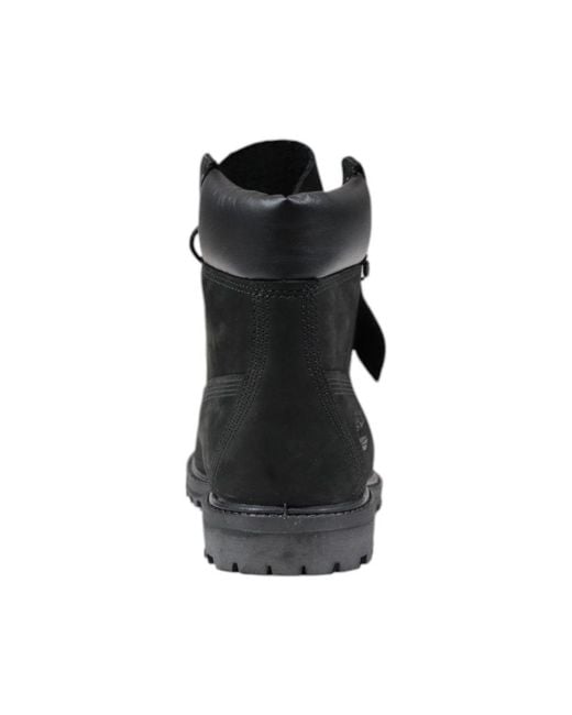 Timberland Black Leather Lace