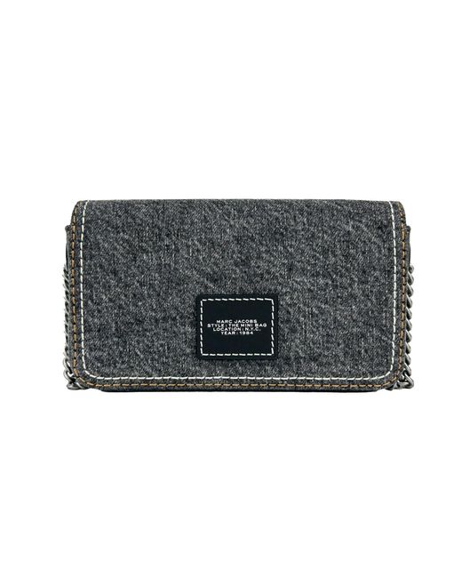 Marc Jacobs Metallic The Denim Chain Mini Bag