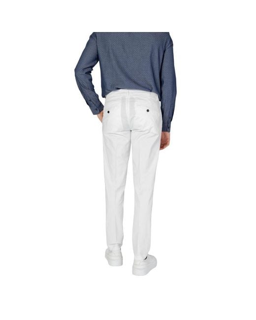 Antony Morato Blue Beige Cotton Skinny Pants for men
