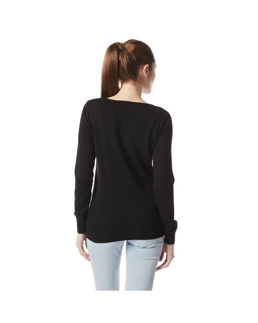 Gas Black Cashmere Sweater