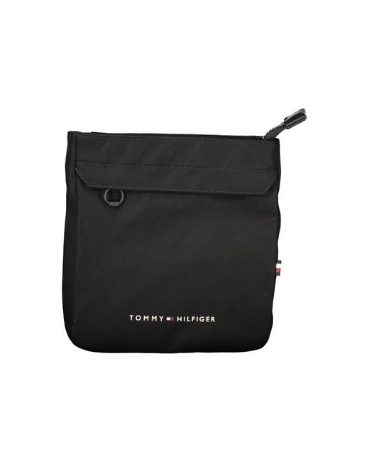 Tommy Hilfiger Black Polyester Shoulder Bag for men