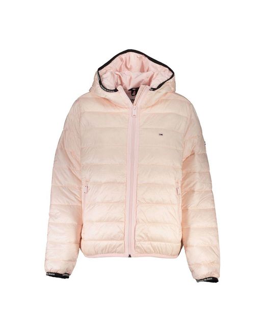 Tommy Hilfiger Pink Chic Recycled Polyester Jacket