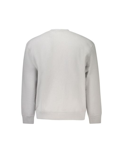 Calvin Klein Gray Cotton Sweater for men