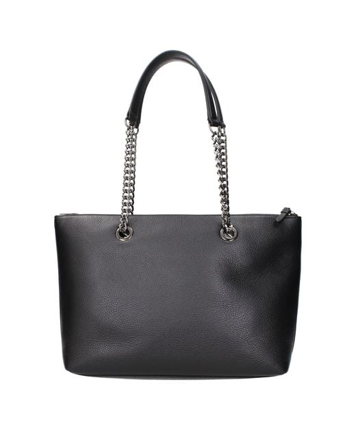 Jimmy Choo Black Leather Shoulder Bag