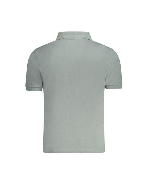 North Sails Gray Cotton Polo Shirt for men