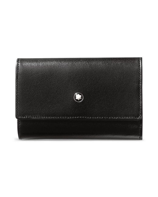 Montblanc Black Montblanc Leather Wallet for men
