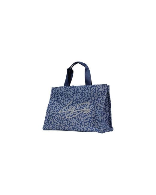 Liu Jo Blue Cotton Handbag