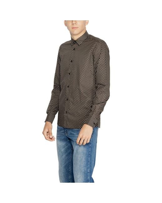 Antony Morato Gray Cotton Shirt for men