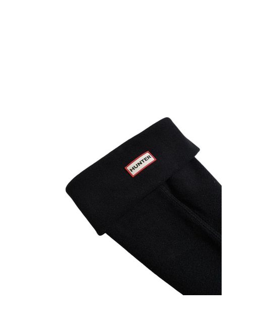 Hunter Black Recycled Polyester Sock