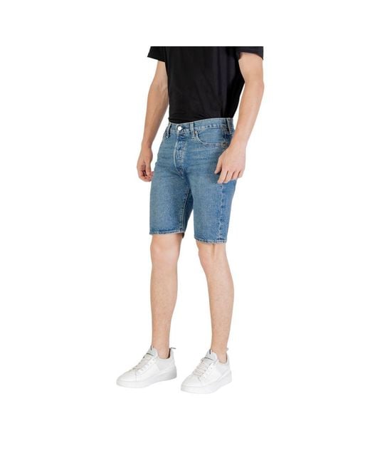 Levi's Blue Denim Shorts for men