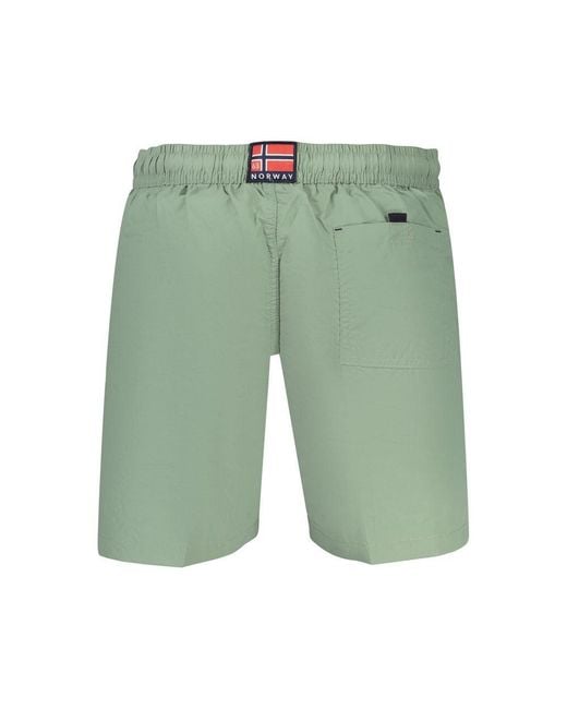 Norway 1963 Green Polyamide Men's Swimwear for men