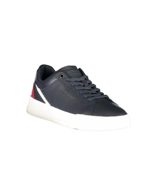 Tommy Hilfiger Blue Poliuretano Men's Sneaker for men