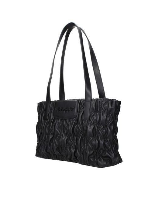 Karl Lagerfeld Black Polyester Shoulder Bag
