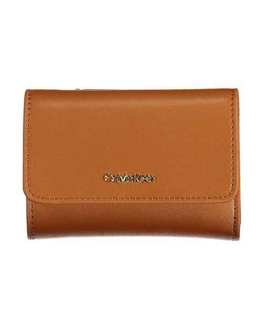 Calvin Klein Brown Polyethylene Wallet for men