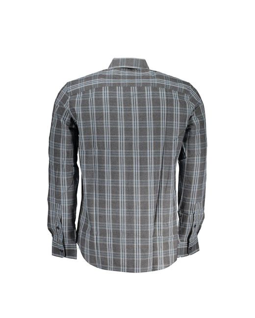 North Sails Gray Cotton Shirt for men