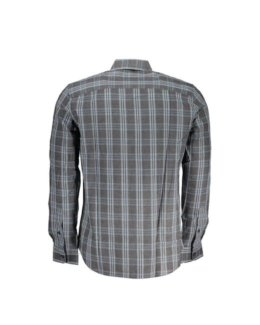 North Sails Gray Cotton Shirt for men