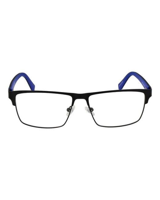 Guess Blue Metal Glasses (Frames) for men