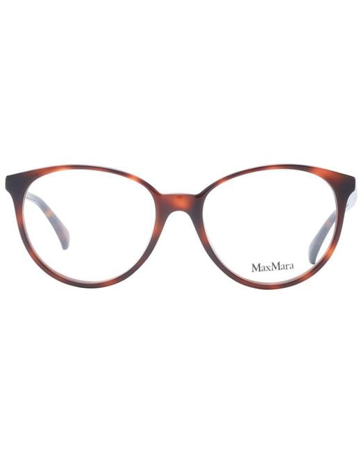 Max Mara Brown Plastic Glasses (frames) for men