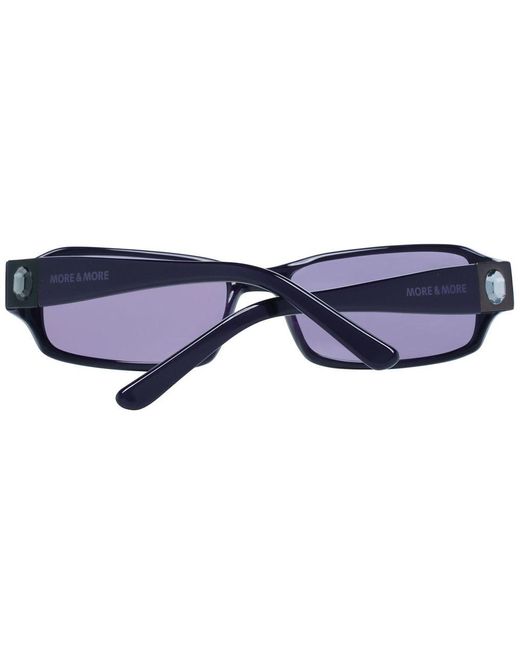 MORE&MORE Blue Purple Plastic Sunglasses