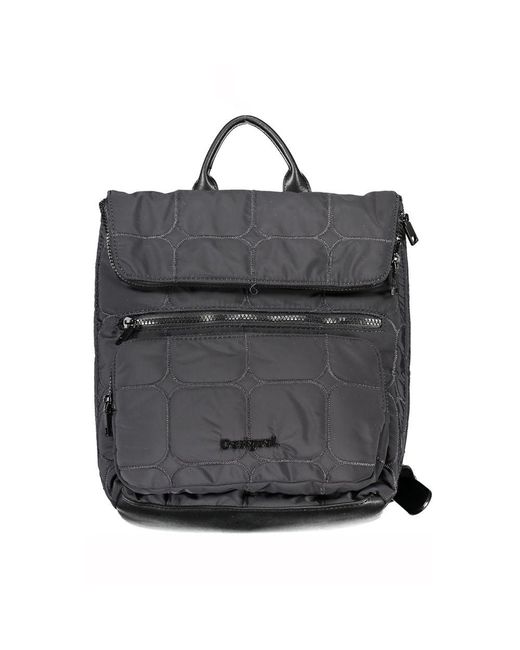 Desigual Black Polyester Backpack