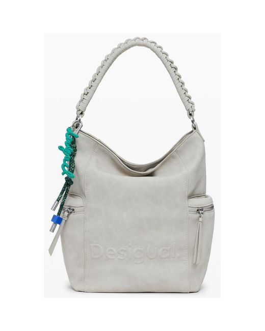 Desigual Gray Polyethylene Backpack