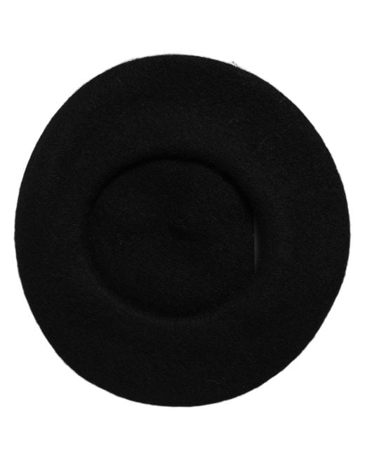 Dolce & Gabbana Black Wool French Style Beret Capello Hat