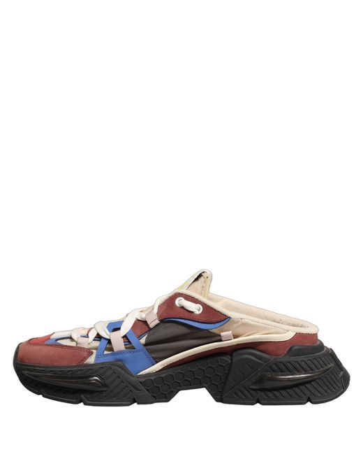 Dolce & Gabbana Multicolor Panelled Airmaster Sneakers Shoes for men