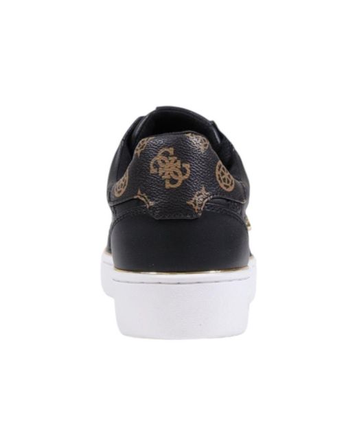 Guess Black Polyethylene Low Top Sneakers