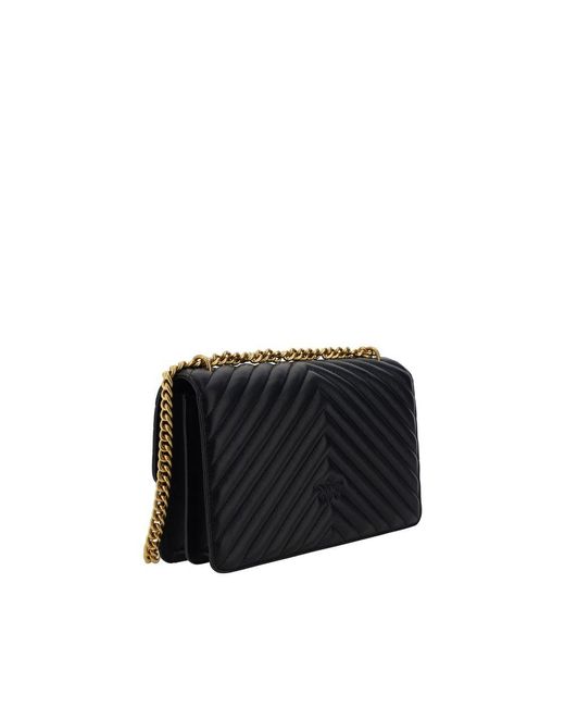 Pinko Black Love One Classic Shoulder Bag