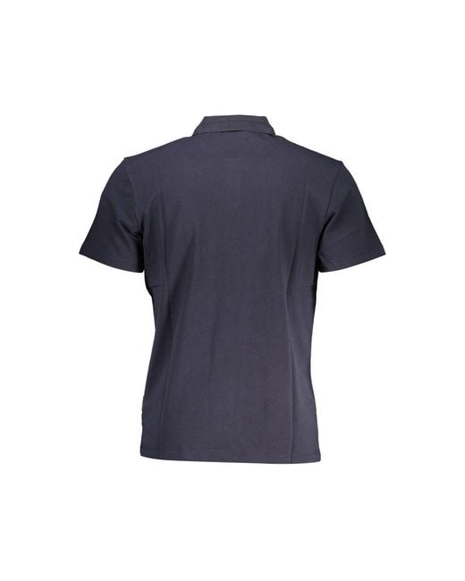 Napapijri Blue Cotton Polo for men