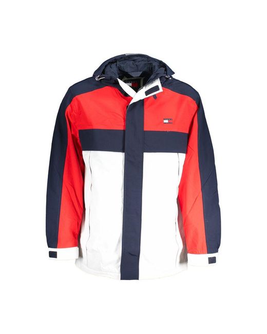 Tommy Hilfiger Red Poliammide Jacket for men