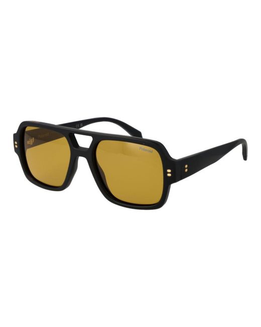 Polaroid Multicolor Black Polycarbonate Sunglasses for men