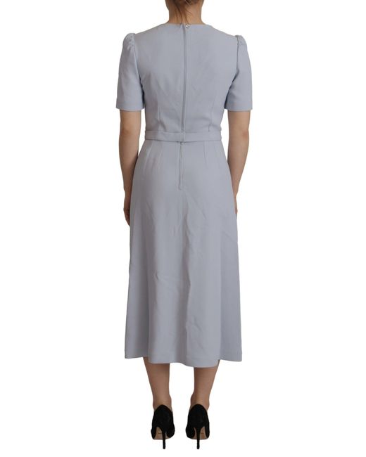 Dolce & Gabbana Black Elegant Light A-Line Dress