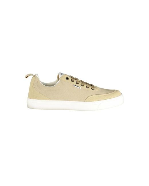 Gas Metallic Beige Polyurethane Men Sneaker for men