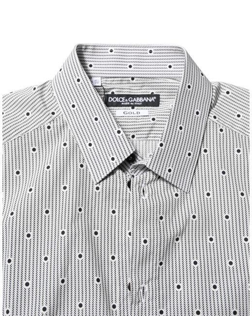 Dolce & Gabbana Gray Formal Shirts for men