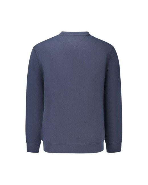 Tommy Hilfiger Blue Cotton Sweatshirt for men