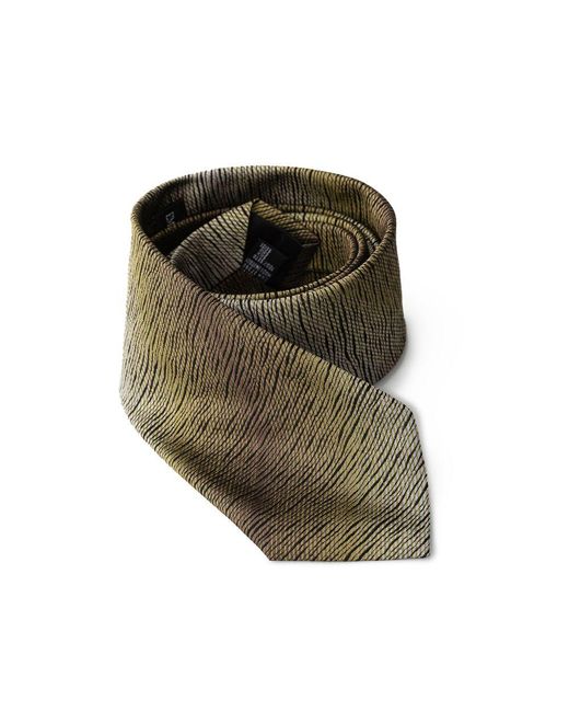 Emporio Armani Green Multicolor Silk Ties & Bowty for men