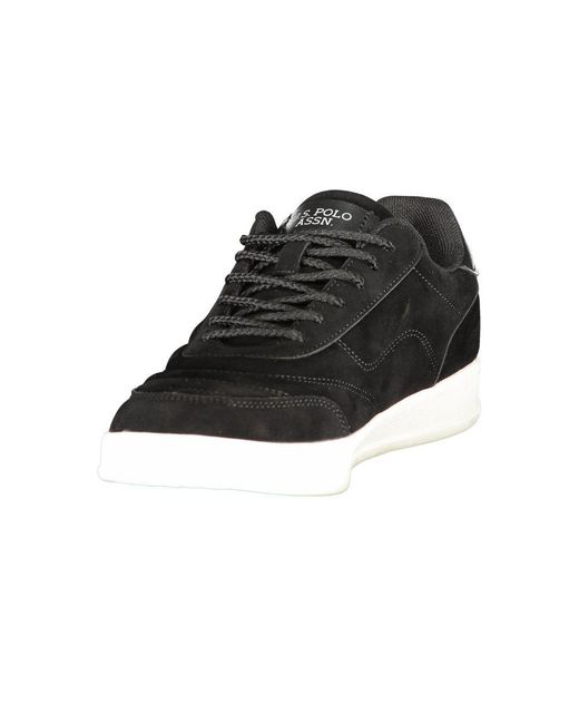 U.S. POLO ASSN. Black Nero Polyurethane Female Sneaker