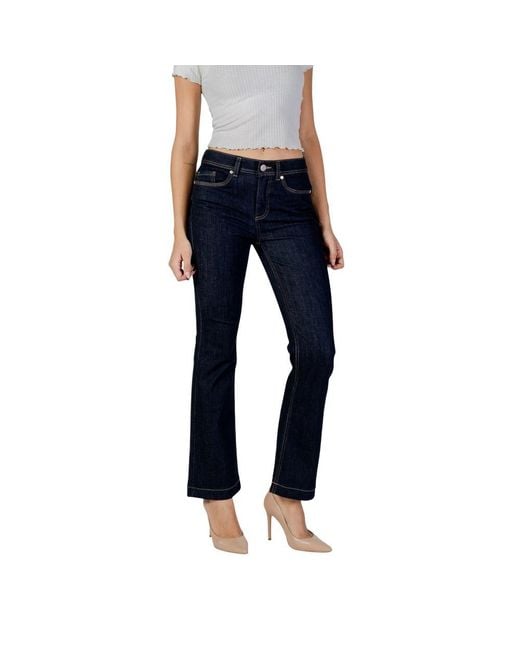 Street One Blue Cotton Skinny Jeans