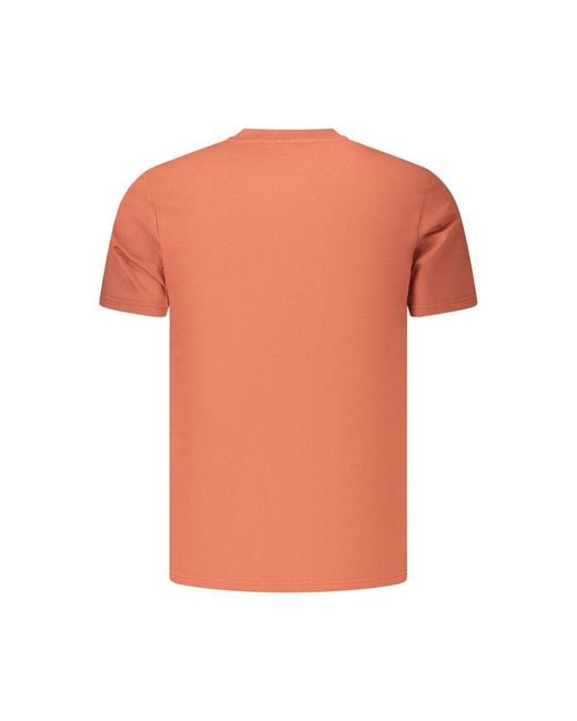 Fila Orange Rosso Cotton Men's T for men