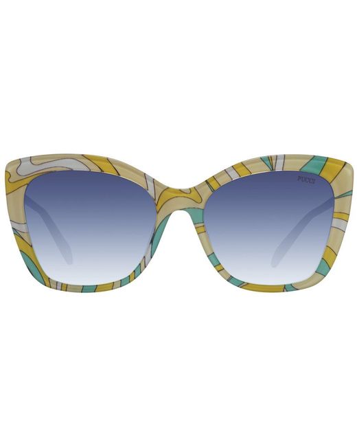 Emilio Pucci Blue Multicolor Sunglasses