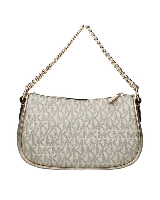 Michael Kors Gray Carmela Fabric Handbag