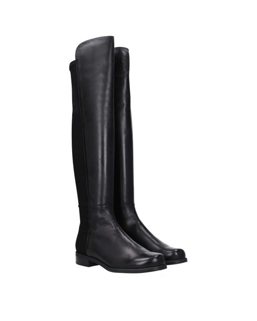 Stuart Weitzman Black Overtheknee Boots