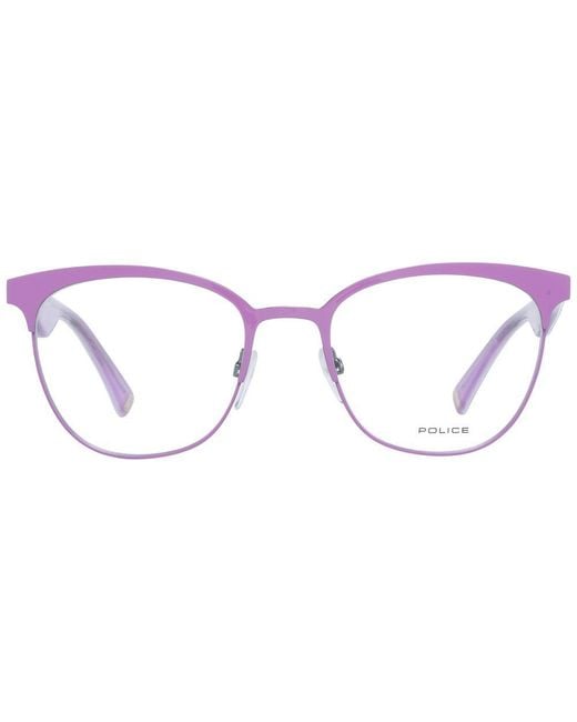 Police Purple Plastic Glasses (Frames)