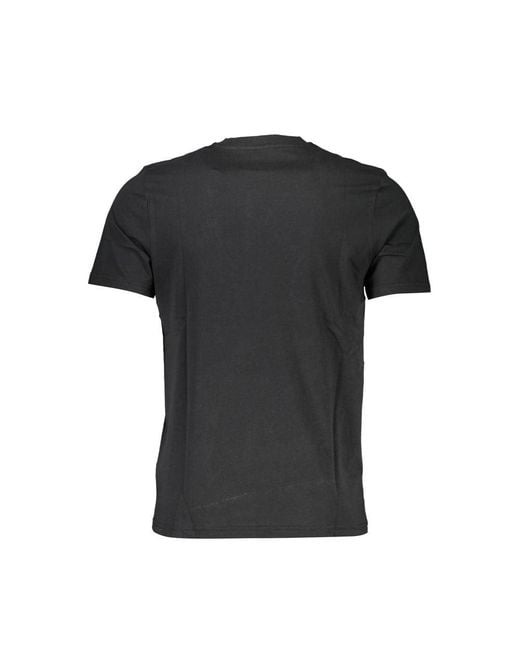 North Sails Black Cotton T-Shirt for men